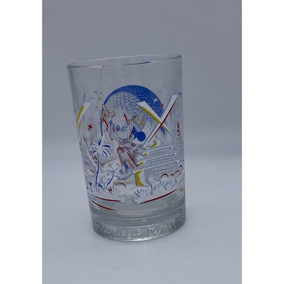 Mickey Mouse McDonalds Walt Disney World Remember Magic 25th Anniversary Glass - Picture 3 of 6